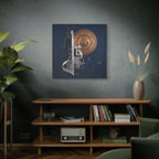 Surah Al-Ikhlas Canvas Print — Qul Huwa Allahu Ahad Arabic Calligraphy Wall Art