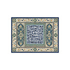Islamic Geometric Ceramic Tile — Kufic Calligraphy Photo Tile