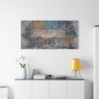 Surah Al-Kawthar Abstract Colorful Grunge Graffiti Arabic Calligraphy