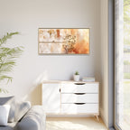My Mercy Encompasses All Things" Quranic Canvas Print – Abstract Earth Tones Islamic Wall Art
